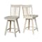 International Concepts San Remo Counter Height Stool, Swivel, 24" Seat Height, Unfinished S-102SW - alternate 3
